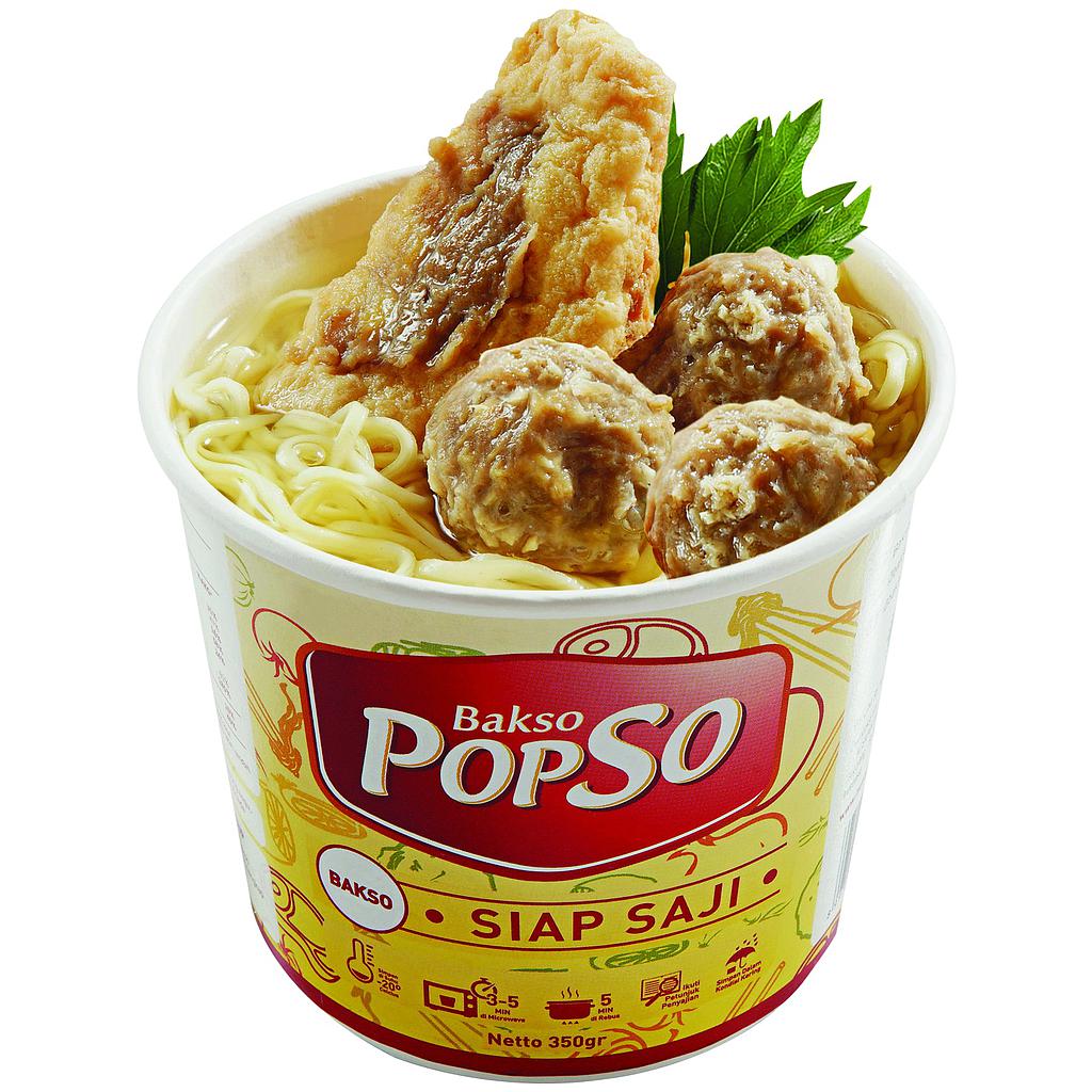 POPSO - Bakso Cup PopSo Paket isi 24 cup (@ 350 gr x 24 cup)